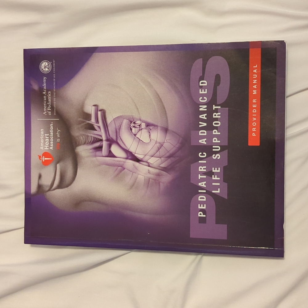 PALS provider manual 2015 Guidelines. Published 2016.